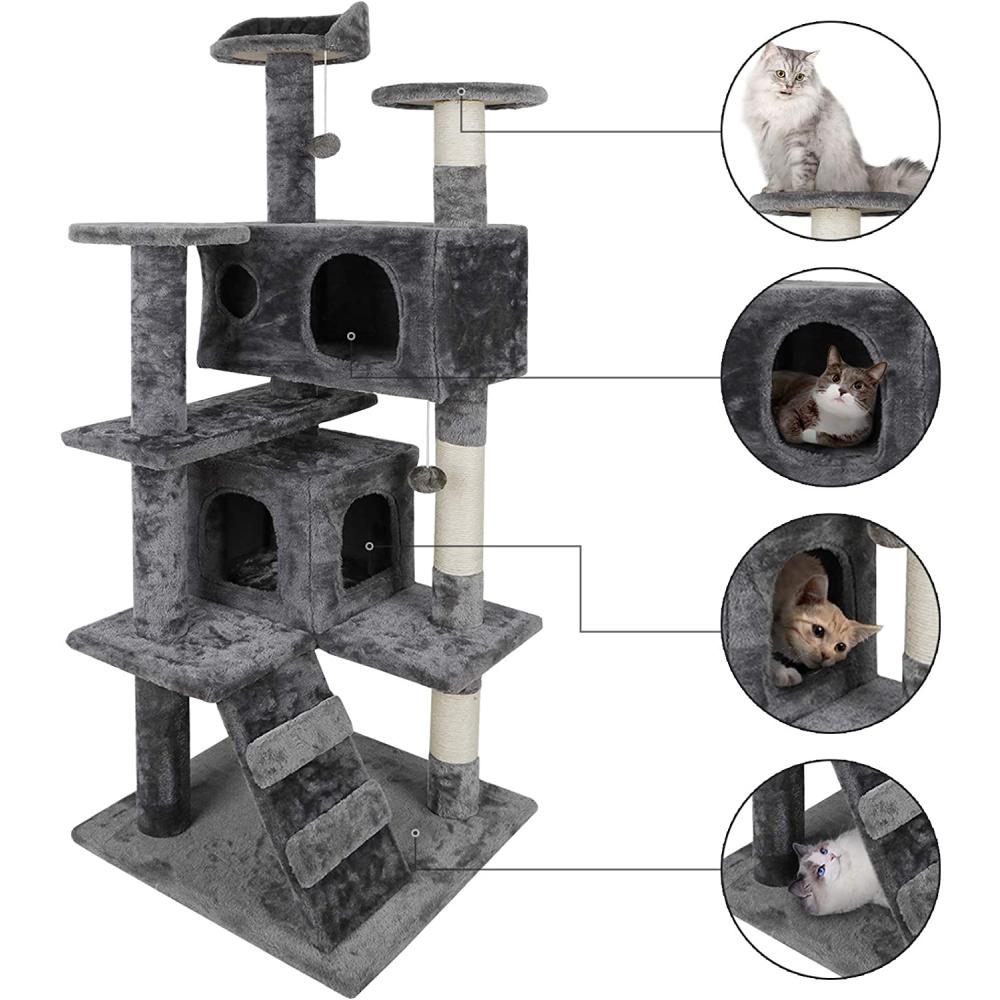 Multi Level Cat Tree with Two Houses