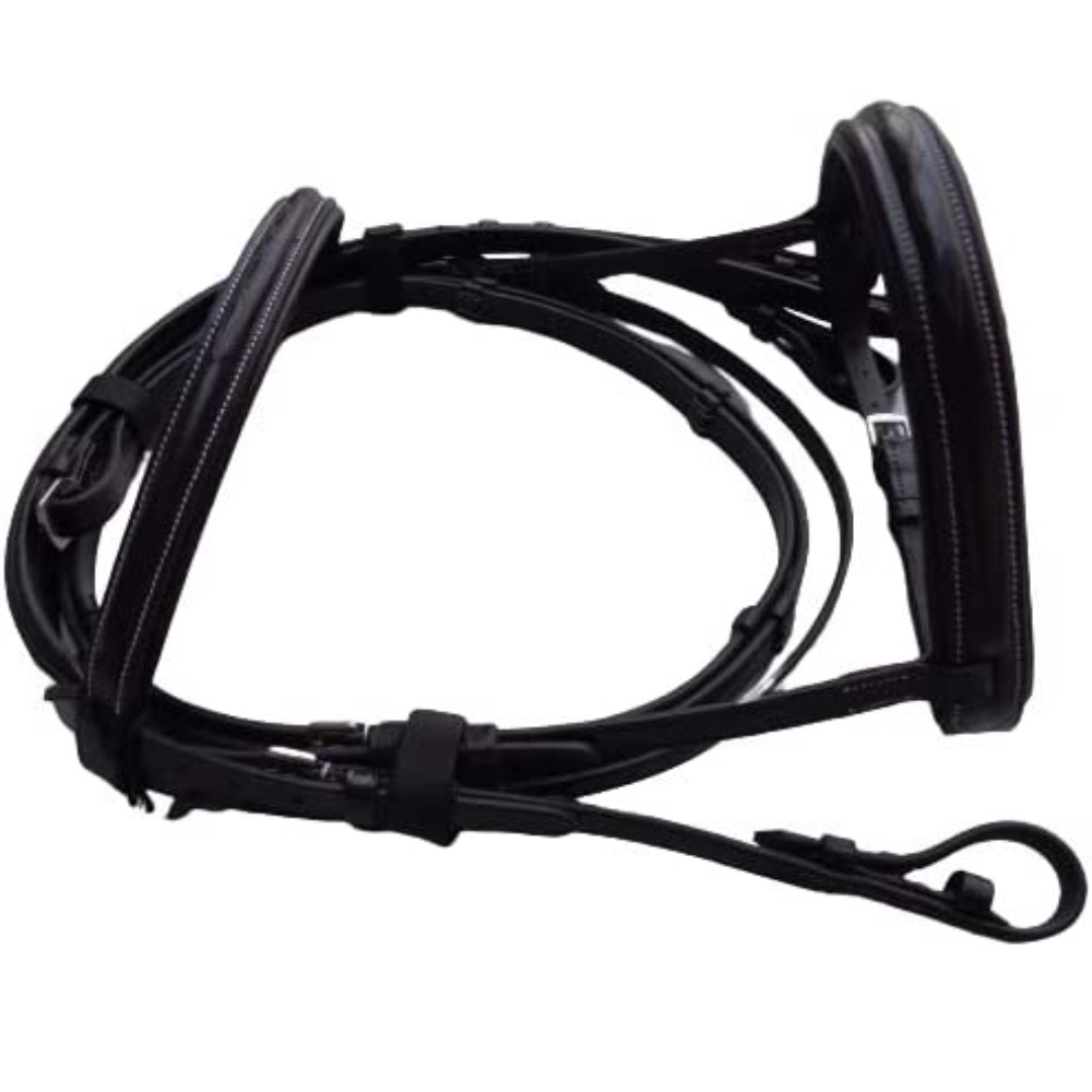 Padded Comfort Bridle in English Bridle Leather: image 2