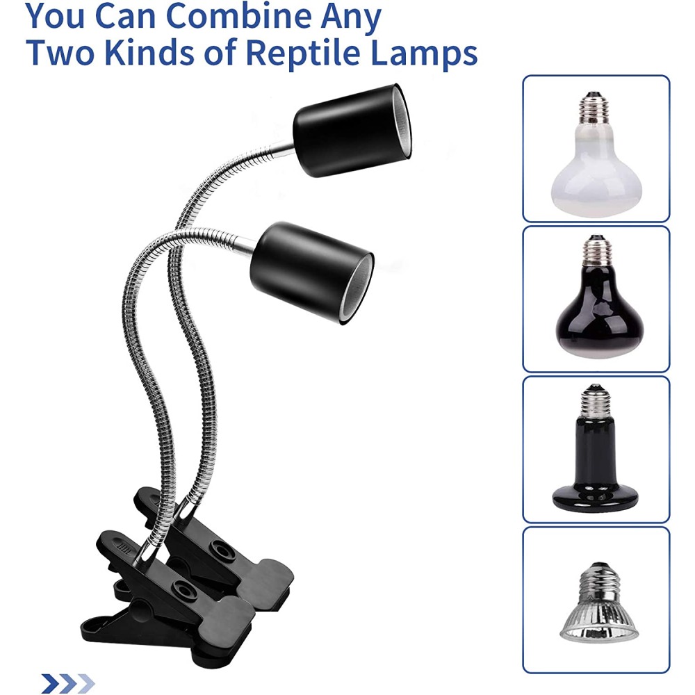 Reptile Heat Lamp with Adjustable Stands: image 2