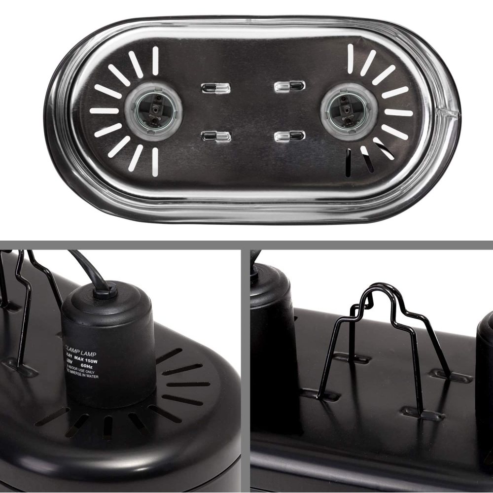 Dual Dome Reptile Light Fixture: image 2