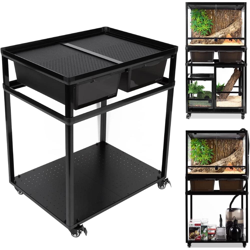 Two Tier Aluminium Terrarium Stand